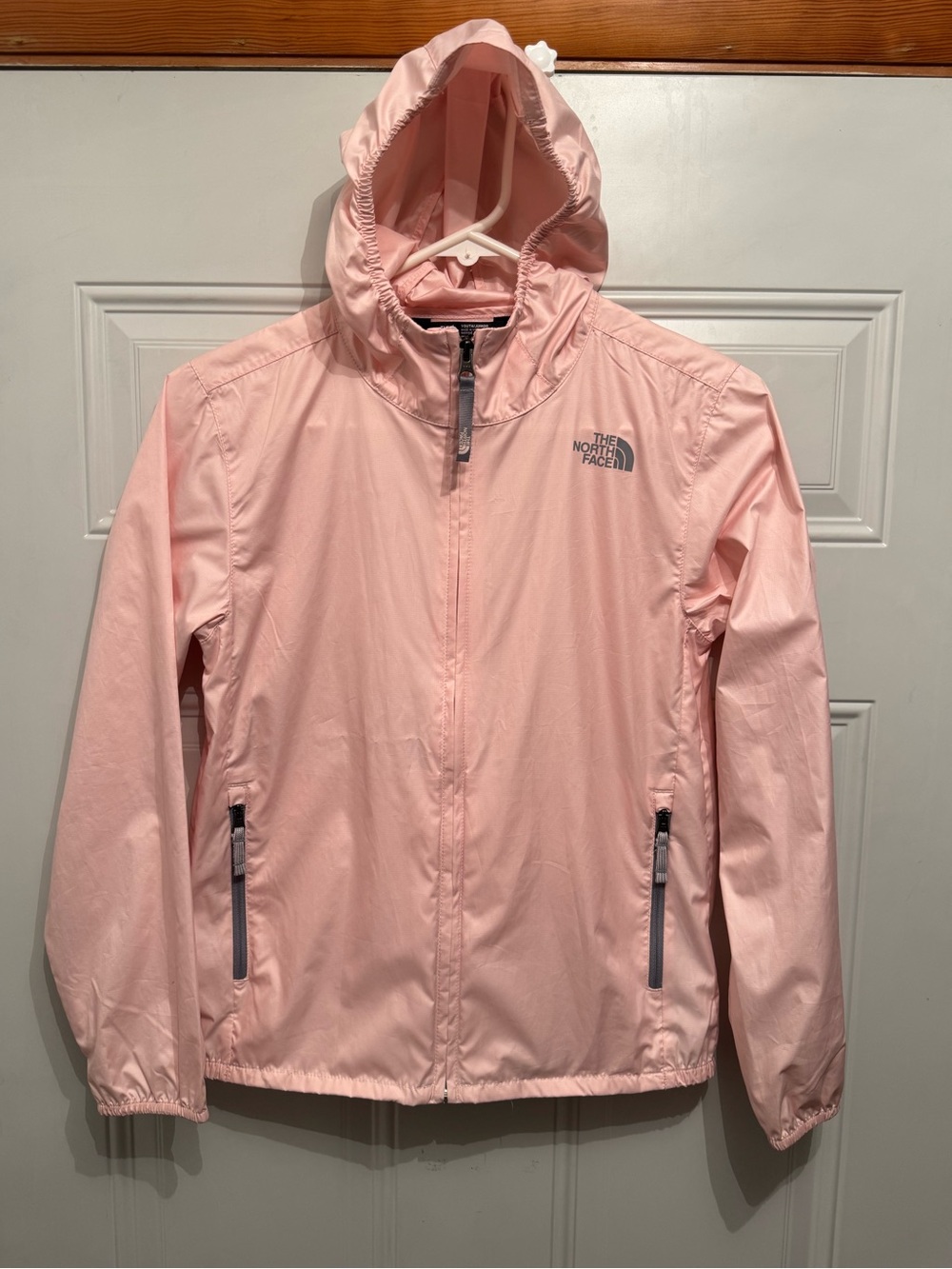 The North Face Youth windfall  Rain Jacket - Pink Salt Girls Med 10/12